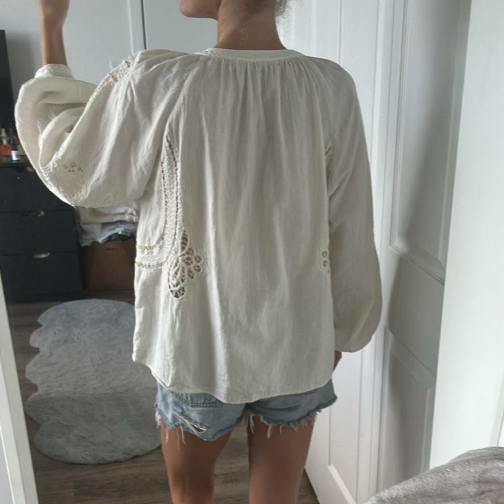 Zara Collection Embroidered Shirt S - Picture 13 of 13